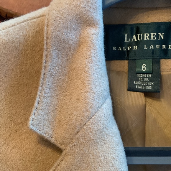 Ralph Lauren, CAMEL TAN blazer jacket. Size 6 GREEN LABEL, CAMEL TAN lining. - Picture 9 of 9